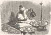MOROCCO. Tea at the house of Mahomet 1882 old antique vintage print picture