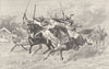 MOROCCO. Horsemen, fete of Mohammed 1882 old antique vintage print picture