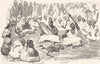 MOROCCO. Serpent charmers 1882 old antique vintage print picture