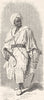 MOROCCO. General Hamed Ben Kasen Buhamei 1882 old antique print picture
