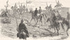 MOROCCO. On the road to Fes 1882 old antique vintage print picture
