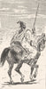 MOROCCO. The mulatto general 1882 old antique vintage print picture