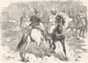 MOROCCO. The Chief and the Ambassador 1882 old antique vintage print picture