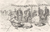 MOROCCO. Justice, Ambassador's tent 1882 old antique vintage print picture