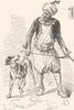 MOROCCO. Hamed 1882 old antique vintage print picture