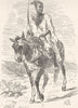 MOROCCO. Civo 1882 old antique vintage print picture