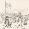 MOROCCO. St cursing Ambassador 1882 old antique vintage print picture