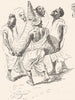 MOROCCO. The Couscous dish 1882 old antique vintage print picture
