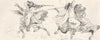 MOROCCO. Manoeuvres of the cavalry 1882 old antique vintage print picture