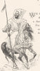 MOROCCO. Chamberlain, Hadji Mohammed Ben-Aissa 1882 old antique print picture