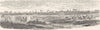 MOROCCO. View of Fes 1882 old antique vintage print picture