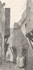 MOROCCO. Street in Fes 1882 old antique vintage print picture