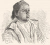 MOROCCO. Slave of the Sultan 1882 old antique vintage print picture