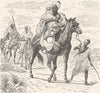 MOROCCO. Merchants of Meknes 1882 old antique vintage print picture
