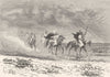 MOROCCO. In the desert 1882 old antique vintage print picture