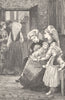 NORWAY. A Norwegian Church Porch 1890 old antique vintage print picture