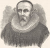 NORWAY. A Norwegian Pastor. SMALL 1890 old antique vintage print picture