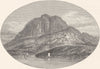 NORWAY. Torghatten from the East 1890 old antique vintage print picture