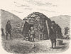 ARCTIC. Lapp Hut. SMALL 1890 old antique vintage print picture