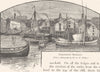 PALESTINE. The Church of the Nativity, Bethlehem. Israel 1890 old print