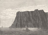 NORWAY. The North Cape 1890 old antique vintage print picture