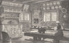 NORWAY. Old Thelemarken House interior at Bygdo near Christiania (Olso) 1890