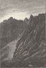 NORWAY. The Trolltinderne 1890 old antique vintage print picture