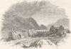 NORWAY. The Sand Vand 1890 old antique vintage print picture