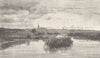 SWEDEN. Linkoping 1890 old antique vintage print picture