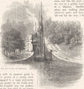 SWEDEN. A view of Gothenburg 1890 old antique vintage print picture