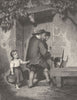 ROGUES. Surely, I must be drunk c1856 old antique vintage print picture