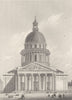 FRANCE. The Pantheon. Paris c1856 old antique vintage print picture