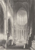GERMANY. Cologne Cathedral c1856 old antique vintage print picture