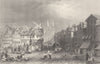 GERMANY. Braunschweig c1856 old antique vintage print picture