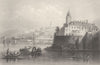 ITALY. Villa Doria, Genoa c1856 old antique vintage print picture