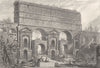 ITALY. Porta Maggiore(Rome) c1856 old antique vintage print picture