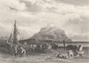 CORNWALL. St Michael's Mount, Cornwall 1836 old antique vintage print picture