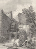 WESTMORELAND. Water Mill, Westmoreland 1836 old antique vintage print picture