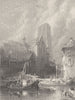 CANADA. St Lawrence Cathedral, Rotterdam 1836 old antique print picture