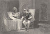 VEHME GERICHTE. Albert Gierstein, Duke of Burgundy 1836 old antique print