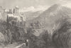 ITALY. Temple of Vesta, Tivoli 1836 old antique vintage print picture