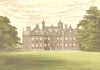WILLESLEY HALL, Ashby-de-la-Zouch, Leicestershire (Earl of Loudoun) 1894 print