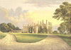 EGGESFORD HOUSE, Wembworthy, Devon (Earl of Portsmouth) 1894 old antique print