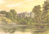 BRECHIN CASTLE, Brechin, Forfarshire (Earl of Dalhousie) 1894 old print