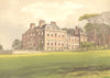 PYNES, Exeter, Devonshire (Earl of Iddesleigh) 1894 old antique print picture
