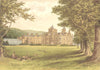 HOLKER HALL, Cartmel, Lancashire (Duke of Devonshire) 1894 old antique print