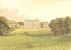 HOWICK HALL, Alnwick, Northumberland (Earl Grey) 1894 old antique print