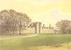 KNOLE, Sevenoaks (Lord Sackville) 1894 old antique vintage print picture