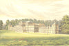 WENTWORTH WOODHOUSE, Rotherham, Yorkshire. Earl Fitzwilliam 1890 old print