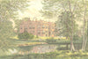 FRANKS, Farningham, Kent (Power) 1890 old antique vintage print picture